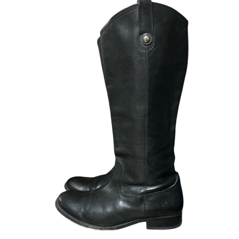 FRYE Melissa boots size 9, black, equestrian style